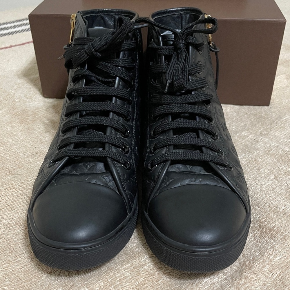 Louis Vuitton Black High-Top Sneakers - Picture 3 of 14